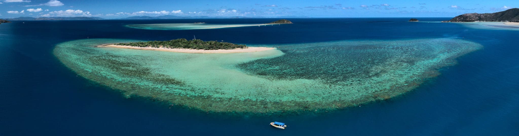 Eagle eye view of Fringing Reef